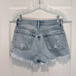 AGOLDE Parker Vintage Cut Off Short in Swapmeet Denim Jean Shorts Size 25 Frayed Photo 3