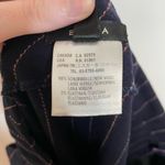 Escada Blue Stiped Pant 38 Womens Wool Business Casual Career Pockets Size M Photo 6