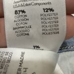 Mother Women’s High‑Waisted Looker Crop Jeans Size 26 Chatterbox Knee Rips Blue Photo 10