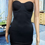 Elegant Vintage Black Strapless Bodycon Shapewear Dress Size undefined Photo 1