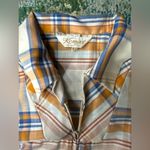 Vintage Komar Leisurely Living sleeveless plaid zip shift dress, size small Blue Photo 10