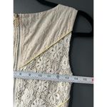 Antonio Melani  Cream Lace Sheath Dress Size 0 Photo 6