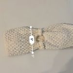 SheIn Strapless Cut Out Bandeau Bikini Top-Textured Beige Size Small Photo 8