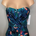 Nicole Miller New. tropical one piece. Small. Retails $99 Photo 0