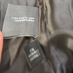 Kenneth Cole Reaction Black Trench Coat Size 12 Photo 5