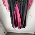 Womens Villain Evil Queen Princess Costume Dress Cape Halloween Cosplay Small Black Photo 2