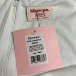 NWT Showpo Got Me Looking White One Shoulder Ruched Midi Dress Women’s Size 6 Photo 6