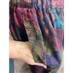 suit blazer swing skirt floral purple pink green Size 6 Photo 5