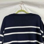 Gap  Navy Striped Oversized Sweater Sz XS Photo 6