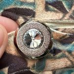 Justified Bohemian Elegant Multicolor Patterned Righstones Details Cardigan XL Blue Photo 3