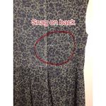 Hutch Women Kari Midi Dress Sz. Med Green Cheetah Print Slinky Sexy Sleeveless Photo 5