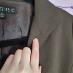 LAFAYETTE 148 NEW YORK WOOL BLEND BROWN DRESS SUIT BLAZER JACKET SHOULDER PADS 4 Photo 4