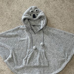 Cozy Zoe koala bear poncho‎ hoodie Gray Photo 0