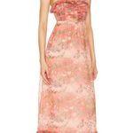 byTiMo Chiffon Strap Maxi Dress Women's XS Salmon Bright Field Sleeveless NWOT Pink Photo 10