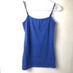 Ann Taylor Loft Blue Thin Strap Tank Top Photo 3