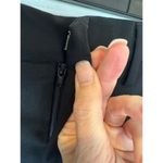 Coach  Pants Women 30 Black Wool Flat Front Unfinished Hem Trousers Corpcore Care Photo 6