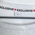 Exclusive Heart Long Sleeve Star Print Top Gray Size L Photo 3