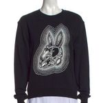 Alexander McQueen McQ Bunny Rabbit Skull Crewneck Cotton Pullover Sweatshirt Photo 0