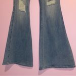 Hollister  High Rise Vintage Flare Jeans Women Size 7R Light Wash Ripped Casual Photo 3