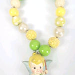 Tinker Bell Chunky‎ Bead Necklace Bubble Bead Photo 0