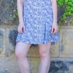 Vintage 90's Lavender Floral Dress Purple Size L Photo 0