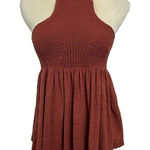 Free People  Womens Road Trip Boho Tank Knit Apple Chutney Brown Size XS‎ Photo 0