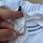 St. John  Pleated Collar Button Down Blouse Photo 5