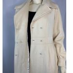 Halogen Retro fitted cream peacoat size medium Photo 8