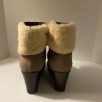 Cole Haan  Nike Air Talish Suede Shearling Lace Waterproof Boot WedgesNO BOX NWOT Photo 1