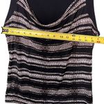 Armani Exchange Tank Top Womens Medium Animal Print Cowl Neck Stretch Shirt Top Photo 5
