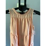 Falls Creek NWOT Falls‎ Creek Women's Peach High Neck Sleeveless Ruffle Midi Dress Size Med Photo 1