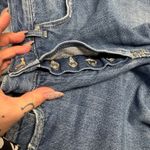 We The Free  Maggie Raw Hem Straight Leg Button Fly Cropped Jeans size 25 Photo 6