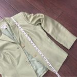 Green Silk Vintage Judith Hart Blazer Size 10 Gray Photo 5
