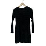 Anna Grace Velvet Geometric Fit & Flare Dress Womens S Black Gothic Whimsygoth Photo 3