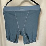 SKIMS  cotton rib boxer kyanite‎ blue  size S NWOT Photo 2