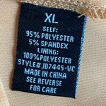 VICI  Satin Mustard Polka Dot Maxi Dress Photo 8