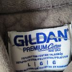 Gildan  Size Large Gray Wisconsin Hoodie Photo 2