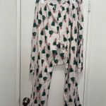 Tahari  soft and cozy pajama set green/pink size L Photo 3