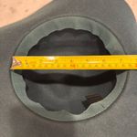 Womens Dark Green Wool Wide Brim Fedora Hat with Bow Accent Item 3070 Photo 3