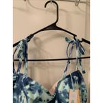 Kona Sol  Women's Printed Swimsuit with Shoulder Ties Size L 12-14 Photo 4