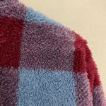 Eddie Bauer Eddie‎ Bauer Pullover Jacket Plaid Faux Fur Fleece Size Small Sweatshirt Women Photo 9