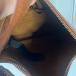 NEW By Anthropologie CAMEL Vegan Leather Crossbody Bag 2 SEPARATED COMPARTMENT Brown Photo 6