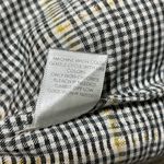 Christopher & Banks  Plaid Jacket Size L Large Stretch Lightweight Black White Go Photo 7