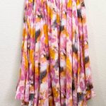 Torrid 2-pc Skirt Set Watercolor Tie Dye Off-Shoulder High Low Skirt Set Size 1 Photo 7