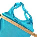 Ralph Lauren Black Label Drop Waist Tank Ruffle Dress Size M Blue Tiered Ribbed Size M Photo 10