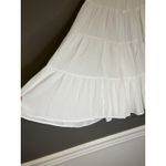 Sag Harbor  Skirt Womens Large White Tiered Boho Maxi Flowy 100% Rayon Summer Photo 1