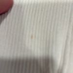 ZARA  White Long Sleeve Top Ribbed Photo 2