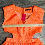 Love Culture Neon Floral Brocade Fit & Flare Cut‎ Out Sides 0308 Photo 9