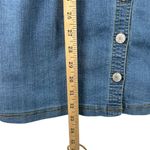 Love Tree  Womens S Blue Denim Sleeveless Button Down Shirt Dress‎ Bodycon Sexy Photo 6