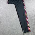 Adidas Track Pants Women Medium Floral Stripe Side Logo Athletic Photo 4